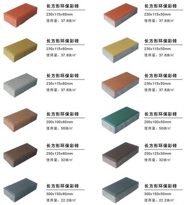 河南美力透水砖与护坡砖 200*200*60规格及细节图鉴